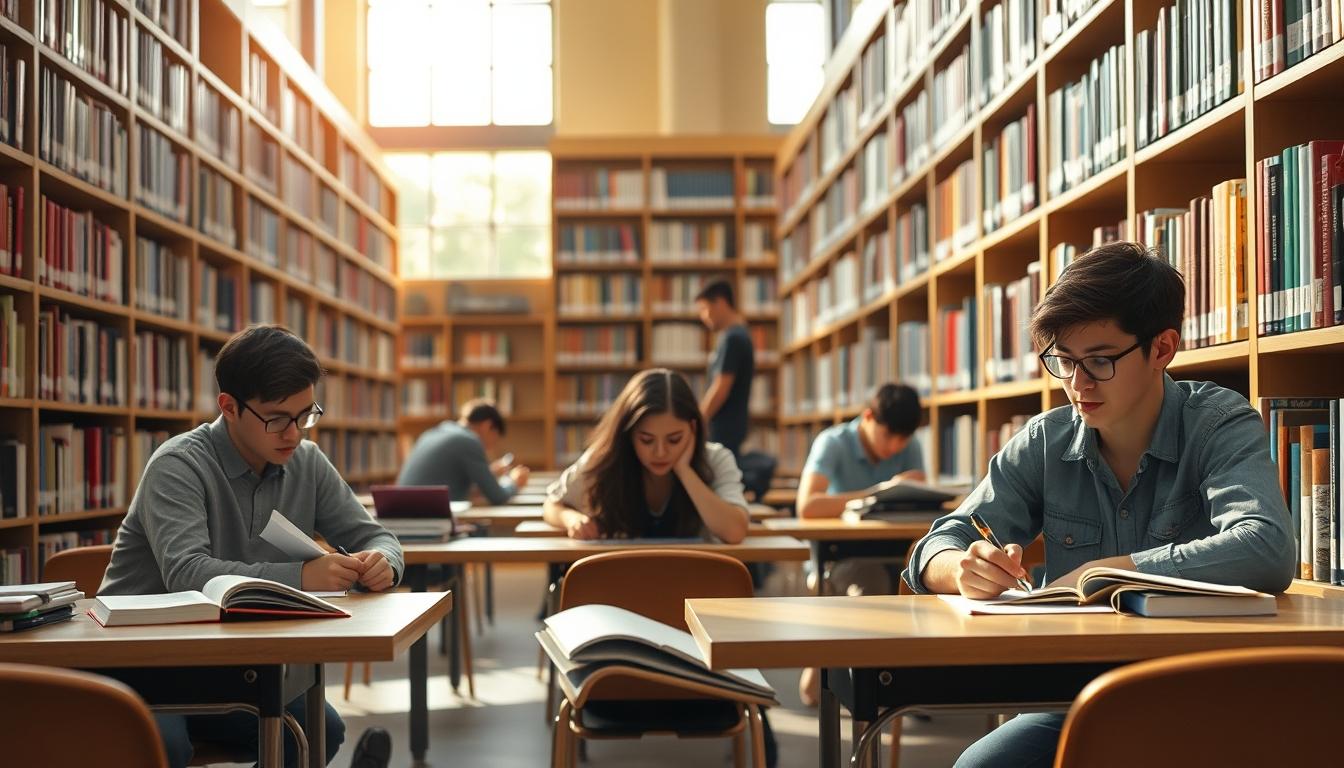 Modern university campus for students